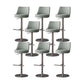 Armless Counter Height Stools with Footrest Modern Counter Stool