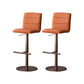 Armless Counter Height Stools with Footrest Modern Counter Stool