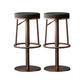 Armless Counter Height Stools with Footrest Modern Counter Stool