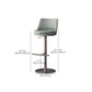 Armless Counter Height Stools with Footrest Modern Counter Stool