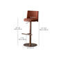 Armless Counter Height Stools with Footrest Modern Counter Stool