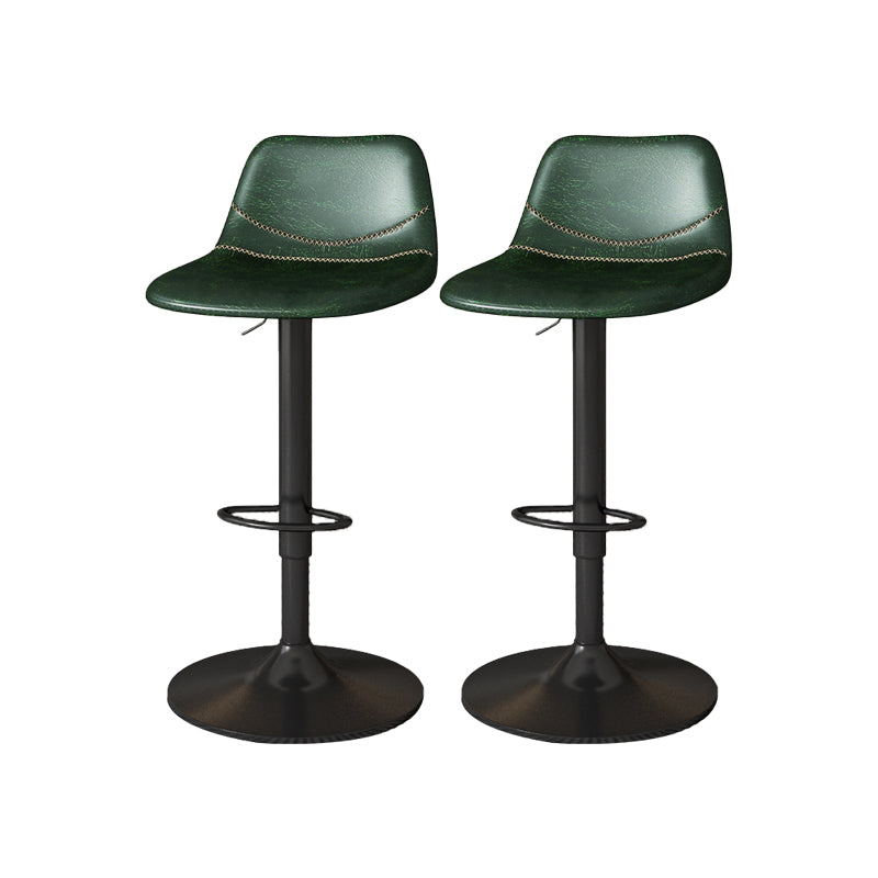 Zeitgenössische verstellbare Höhe drehbar armloser Stuhl mit Metallbasis