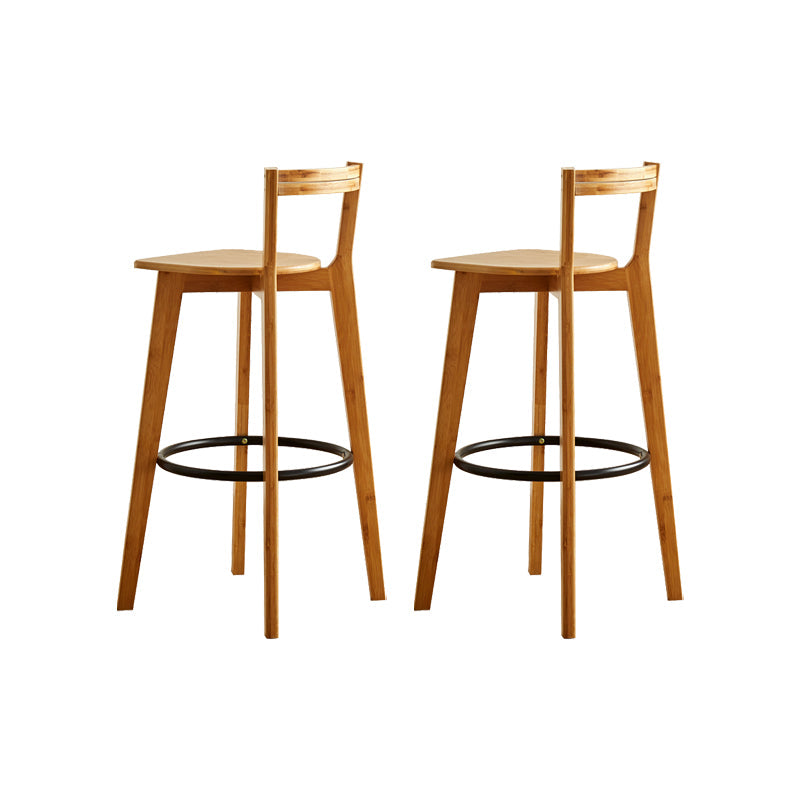 Tabouret de bar intérieur bas arrière tabouret de bar contemporain avec repose-pieds