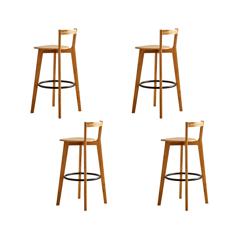 Tabouret de bar intérieur bas arrière tabouret de bar contemporain avec repose-pieds