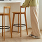 Tabouret de bar intérieur bas arrière tabouret de bar contemporain avec repose-pieds