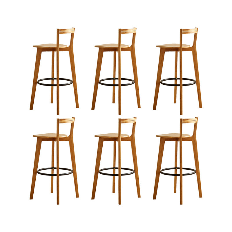 Tabouret de bar intérieur bas arrière tabouret de bar contemporain avec repose-pieds