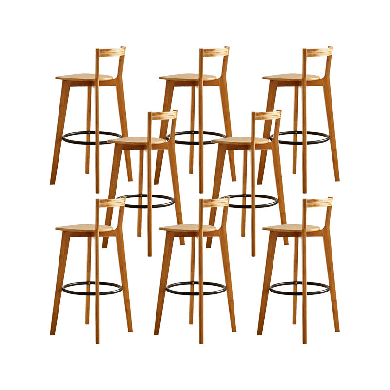 Tabouret de bar intérieur bas arrière tabouret de bar contemporain avec repose-pieds