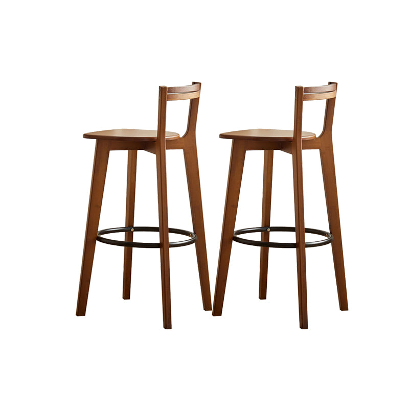 Tabouret de bar intérieur bas arrière tabouret de bar contemporain avec repose-pieds