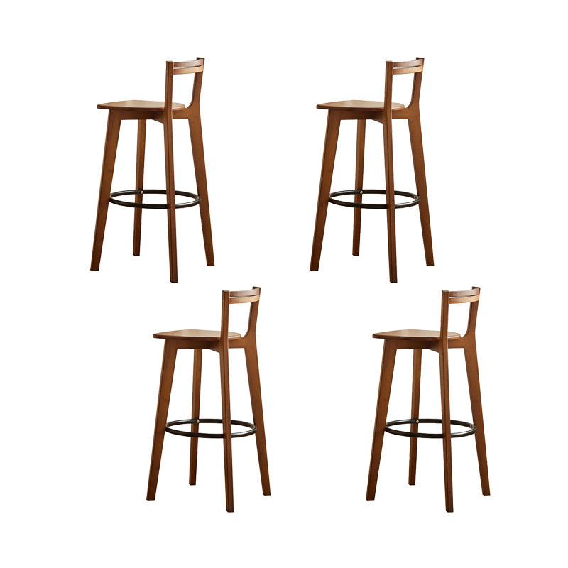 Tabouret de bar intérieur bas arrière tabouret de bar contemporain avec repose-pieds