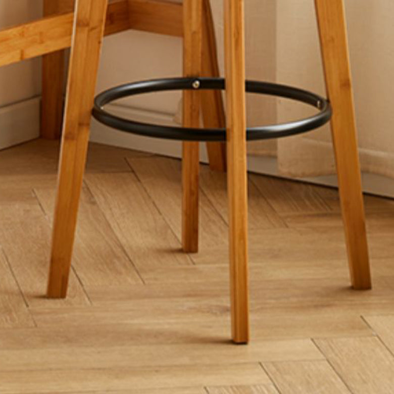 Tabouret de bar intérieur bas arrière tabouret de bar contemporain avec repose-pieds