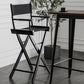 Matte Finish Solid Wood Bar Stools Contemporary Indoor Stools
