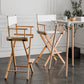 Matte Finish Solid Wood Bar Stools Contemporary Indoor Stools