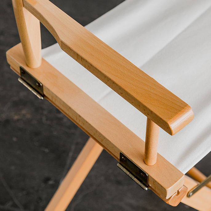 Matte Finish Solid Wood Bar Stools Contemporary Indoor Stools