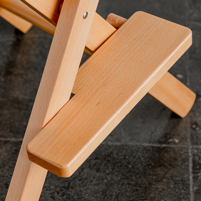 Matte Finish Solid Wood Bar Stools Contemporary Indoor Stools