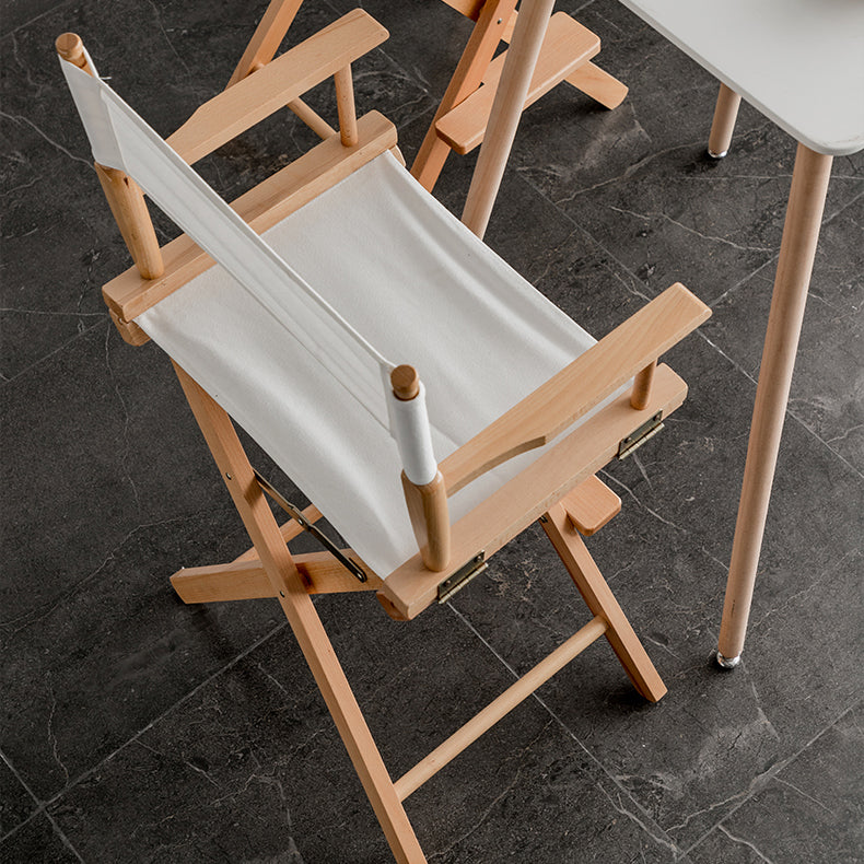 Matte Finish Solid Wood Bar Stools Contemporary Indoor Stools