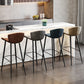 Faux Leather Armless Counter Stool Modern Style Low Back Bar Stool Clearhalo 'Bar Furniture' 'Bar Stools' 'bar_stools' 'furn' 'furn_bar_stools' 'Furniture' 'Kitchen & Dining Furniture' 7573525