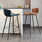 Faux Leather Armless Counter Stool Modern Style Low Back Bar Stool Clearhalo 'Bar Furniture' 'Bar Stools' 'bar_stools' 'furn' 'furn_bar_stools' 'Furniture' 'Kitchen & Dining Furniture' 7573528