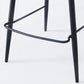 Faux Leather Armless Counter Stool Modern Style Low Back Bar Stool Clearhalo 'Bar Furniture' 'Bar Stools' 'bar_stools' 'furn' 'furn_bar_stools' 'Furniture' 'Kitchen & Dining Furniture' 7573536