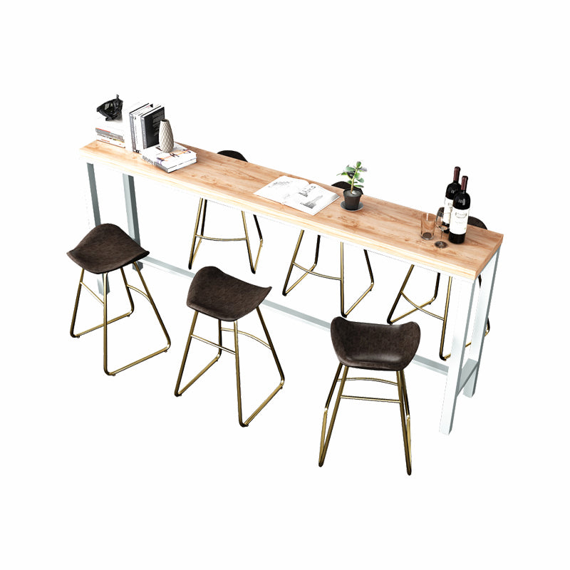 Contoured Seat Bar Stools Metal Dining Stools with Metal Base