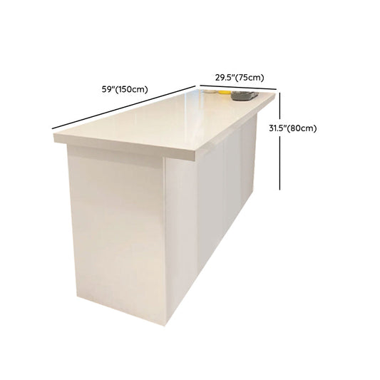 White Pine Wood Bar Rechthoek Pubtafel voor woonkamer