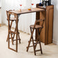 Bamboo Bar Table Folding Dining Table for Kitchen Living Room Clearhalo 'Bar Furniture' 'Bar Tables' 'bar_tables' 'furn' 'furn_bar_tables' 'Furniture' 'Kitchen & Dining Furniture' 7573719
