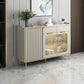 Scheda laterale Glam Sideboard ABBIETTRO COMPLETO con cassetti per soggiorno