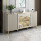Scheda laterale Glam Sideboard ABBIETTRO COMPLETO con cassetti per soggiorno