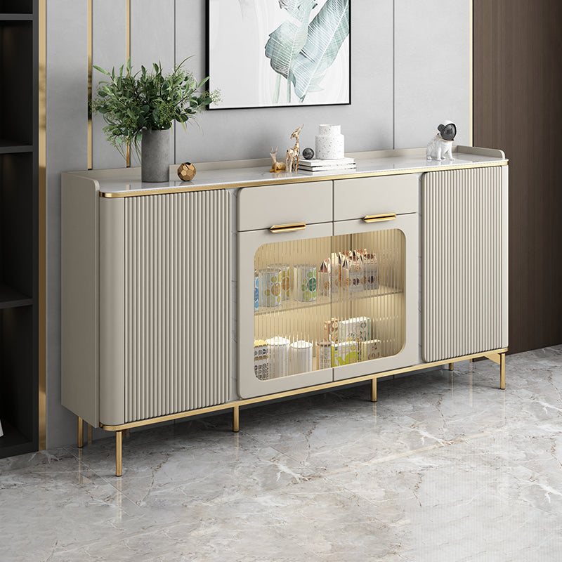 Scheda laterale Glam Sideboard ABBIETTRO COMPLETO con cassetti per soggiorno