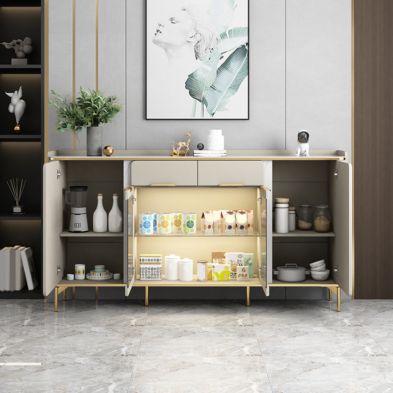 Scheda laterale Glam Sideboard ABBIETTRO COMPLETO con cassetti per soggiorno