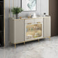Scheda laterale Glam Sideboard ABBIETTRO COMPLETO con cassetti per soggiorno
