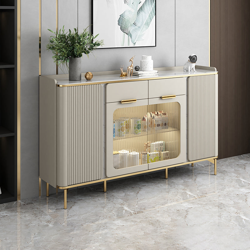 Scheda laterale Glam Sideboard ABBIETTRO COMPLETO con cassetti per soggiorno