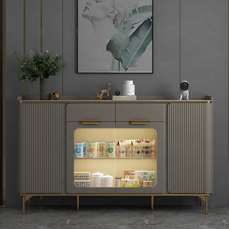 Scheda laterale Glam Sideboard ABBIETTRO COMPLETO con cassetti per soggiorno