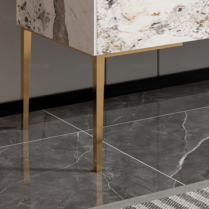 Tavolo da tavolo a buffet glam tavolo di gioia con cassetti per cucina