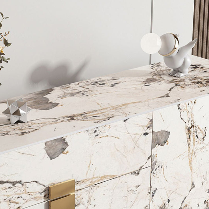 Tavolo da tavolo a buffet glam tavolo di gioia con cassetti per cucina