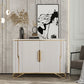 Tavolo da tavolo da tavolo a buffet glam tavolo da sideboard con porte per soggiorno