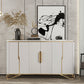 Tavolo da tavolo da tavolo a buffet glam tavolo da sideboard con porte per soggiorno