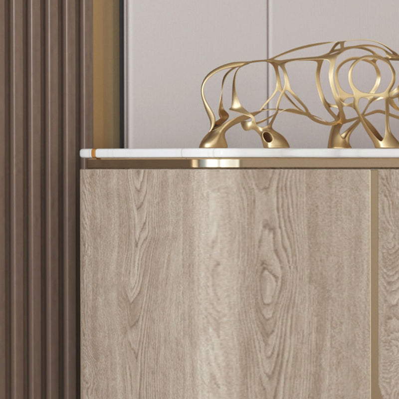 Tavolo da tavolo da tavolo a buffet glam tavolo da sideboard con porte per soggiorno