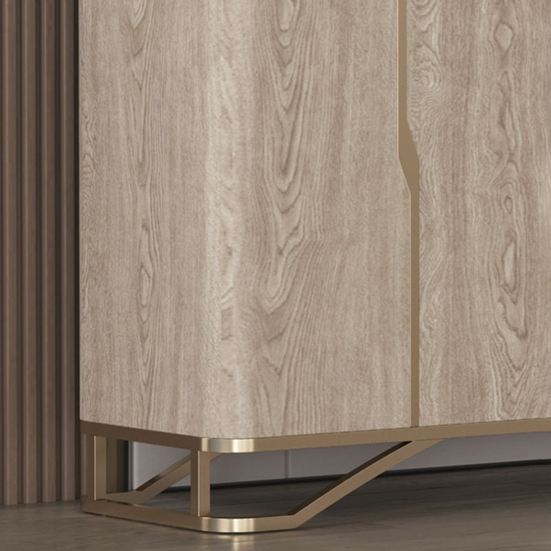 Tavolo da tavolo da tavolo a buffet glam tavolo da sideboard con porte per soggiorno