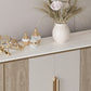 Tavolo da tavolo da tavolo a buffet glam tavolo da sideboard con porte per soggiorno