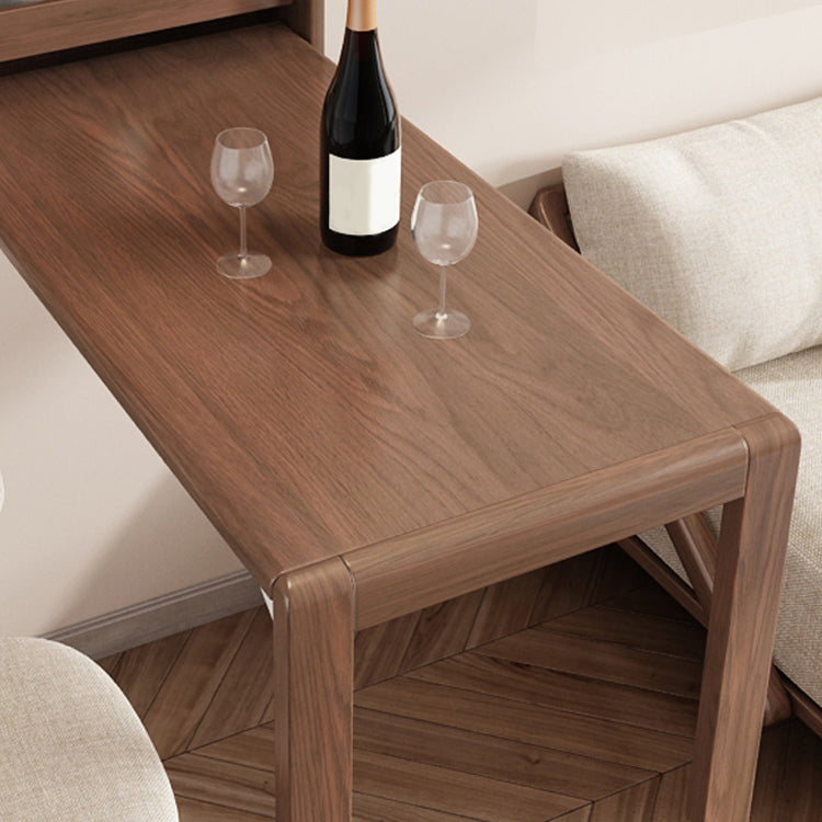 Bartisch aus massivem Holz, klappbarer Esstisch für Küche und Wohnzimmer