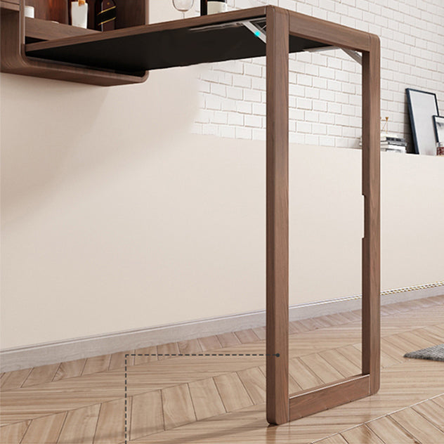 Bartisch aus massivem Holz, klappbarer Esstisch für Küche und Wohnzimmer