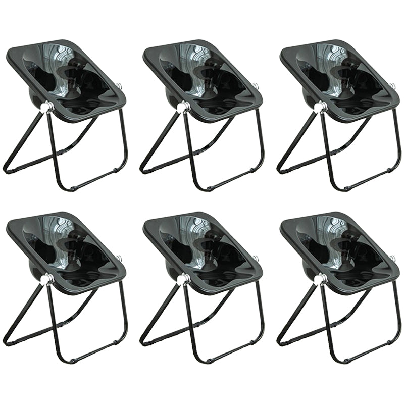 Vouwen Acryl-eetstoel stoel metalen frame binnenstoel binnen de outdoor