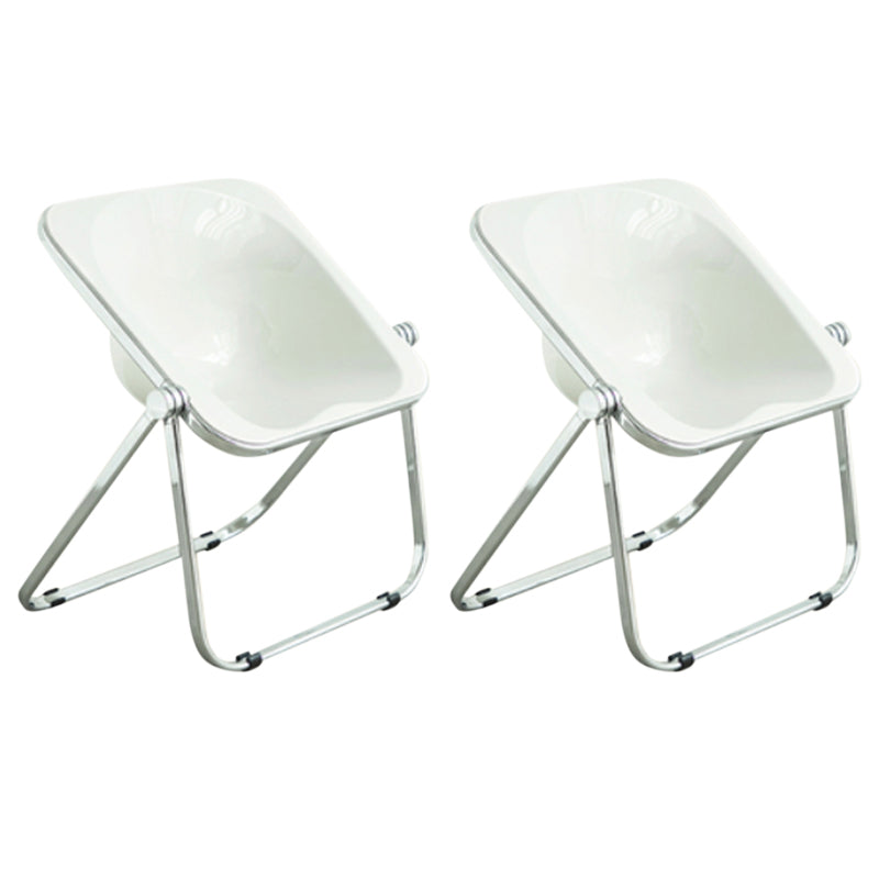 Vouwen Acryl-eetstoel stoel metalen frame binnenstoel binnen de outdoor