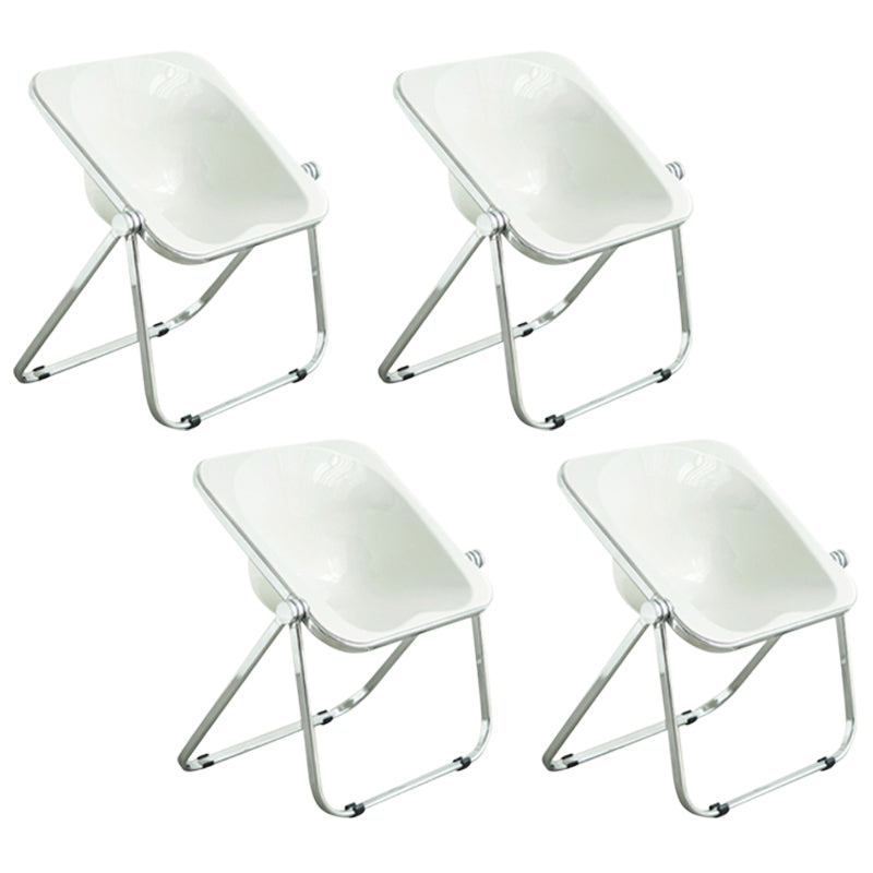 Vouwen Acryl-eetstoel stoel metalen frame binnenstoel binnen de outdoor