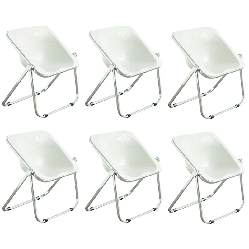 Vouwen Acryl-eetstoel stoel metalen frame binnenstoel binnen de outdoor