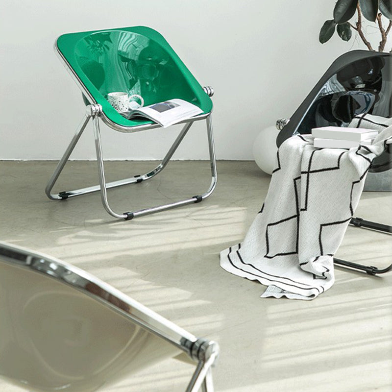 Vouwen Acryl-eetstoel stoel metalen frame binnenstoel binnen de outdoor