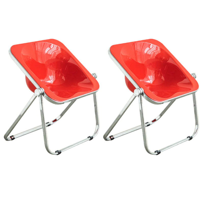 Vouwen Acryl-eetstoel stoel metalen frame binnenstoel binnen de outdoor