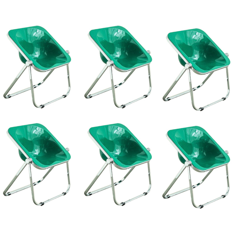 Vouwen Acryl-eetstoel stoel metalen frame binnenstoel binnen de outdoor