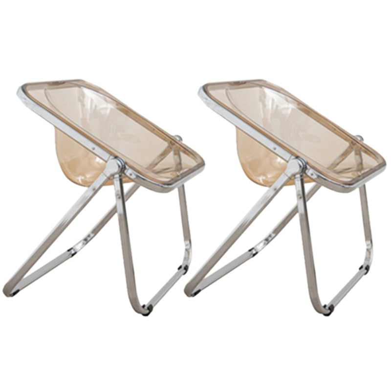 Vouwen Acryl-eetstoel stoel metalen frame binnenstoel binnen de outdoor