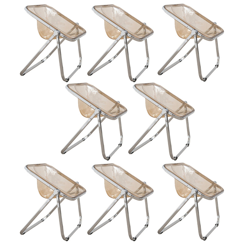 Vouwen Acryl-eetstoel stoel metalen frame binnenstoel binnen de outdoor